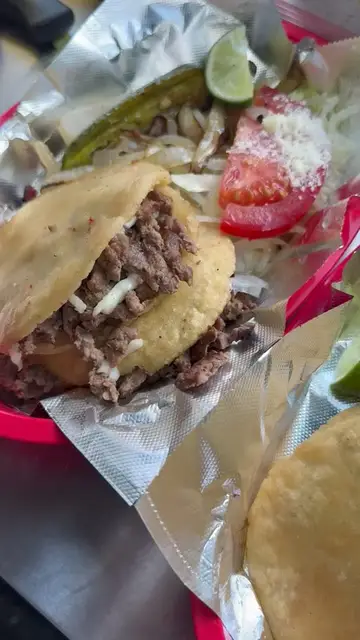 Tacos and gorditas coming out